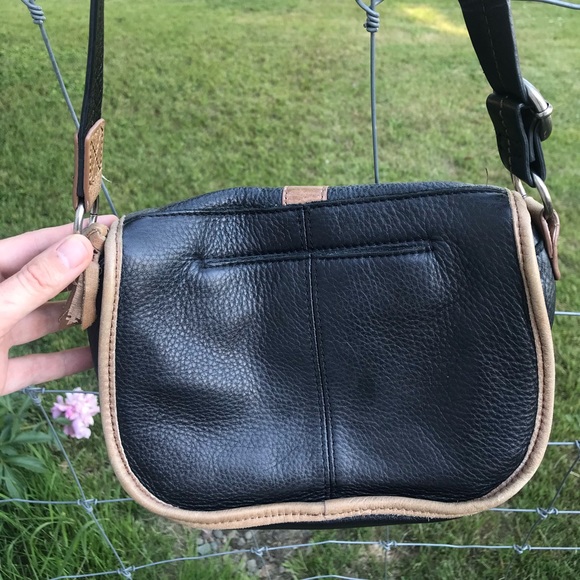 The Sak Black Leather Crossbody Purse - Picture 6 of 14